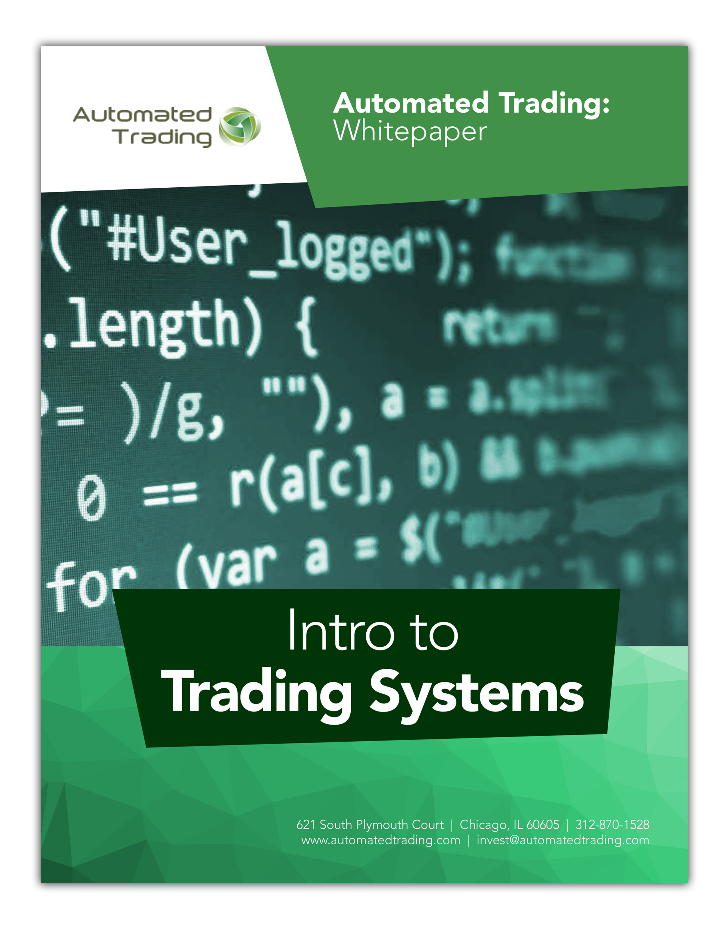 Report Intro to Trading Systems